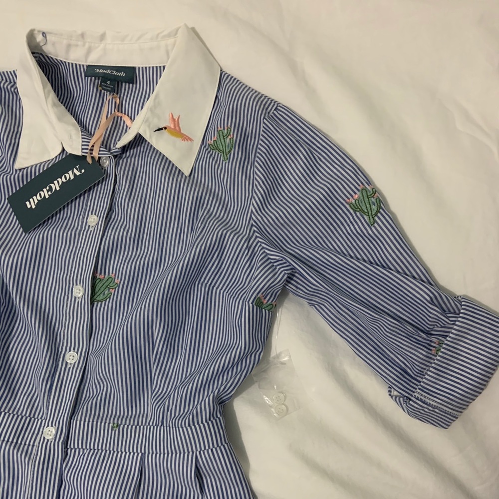 ModCloth Broadcast Coordinator Shirt Dress